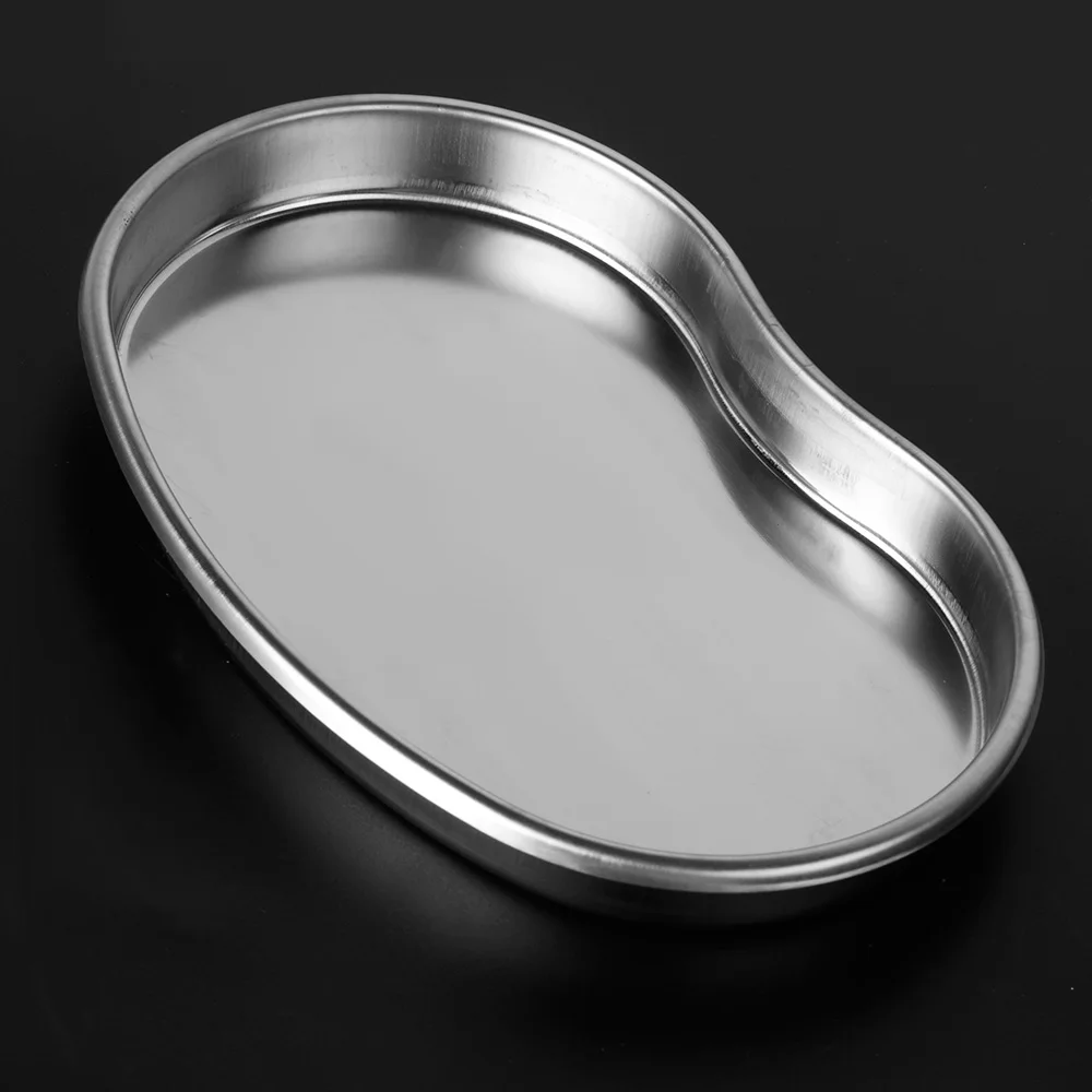1 шт. Серебряный лоток для татуировок из нержавеющей стали хирургическая