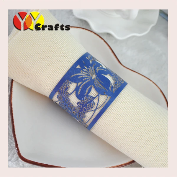 Элегантное винтажное ярко синее оформление для стола от поставщика