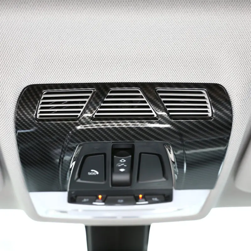 Для BMW F48 F15 F16 F30 F34 F45 F46 X1 X2 F47 X5 X6 углеродное волокно АБС пластик внутреннее