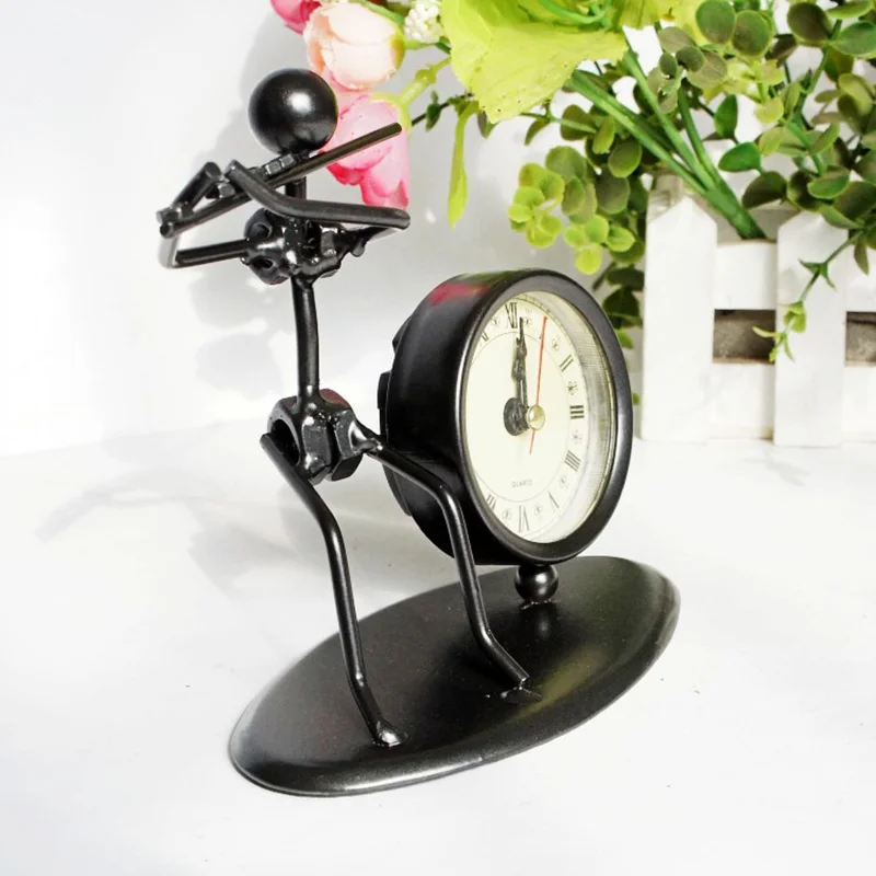 1pc Metal Model Musician Iron Clock Instrumental Furnishing Modern Miniature Gift Souvenirs Art Craft Collections Decoration NDD | Дом и сад