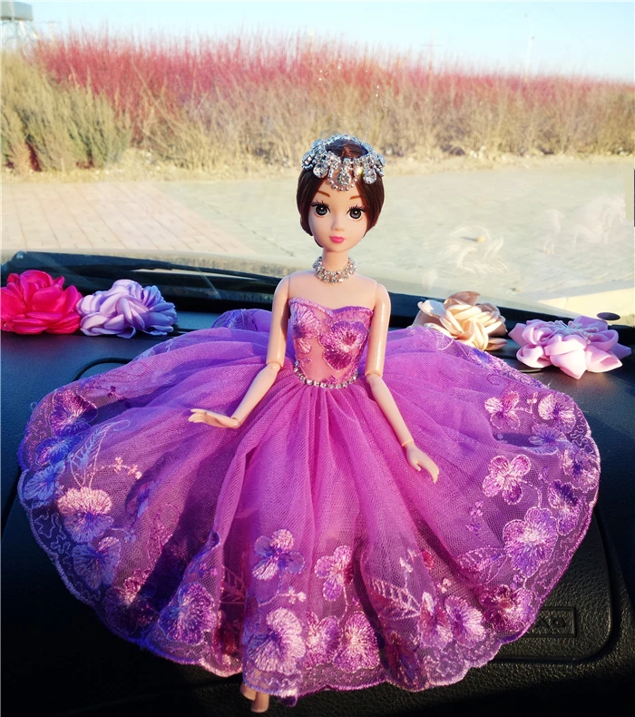 

Girl Doll Toy Moveable Body With Beautiful Wedding Dress For Princess Babe Doll 022007