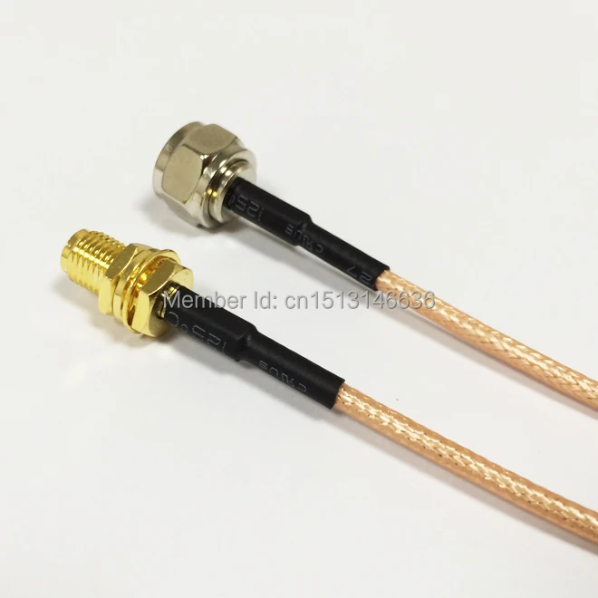 Беспроводной маршрутизатор кабель RP SMA гнездовой разъем для F штекер RG316