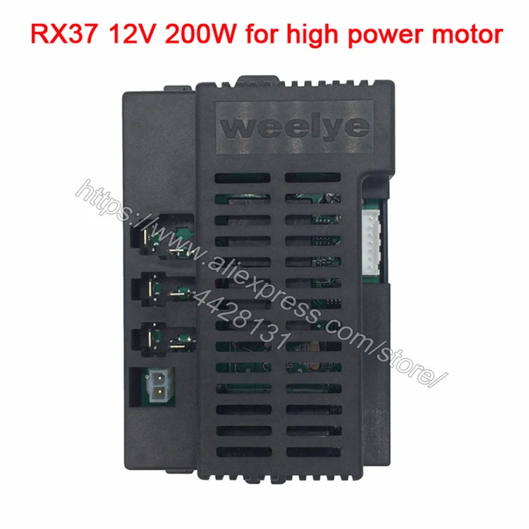 Receiver-RX37 12V Wellye Детский Электрический игрушечный автомобиль bluetooth пульт дистанционного управления, контроллер с функцией плавного пуска 2,4G bluetooth передатчик - Цвет: Receiver-RX37 12V