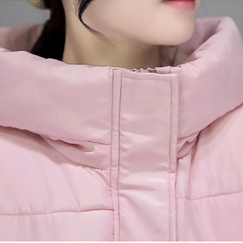 2017 Высококачественная зимняя длинная куртка женское теплое плотное хлопковое