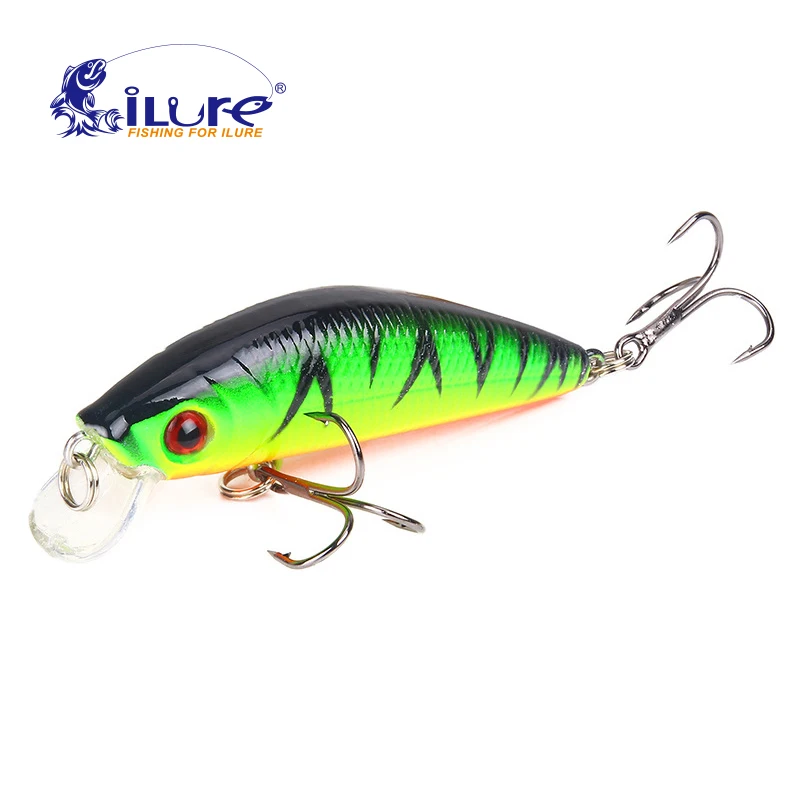 

iLure 1 Pcs Fishing Lure Minnow 7cm 8g Crankbait Hard Bait Tight Wobble Slow sinking Jerkbait Pesca Fishing Tackle Accessories