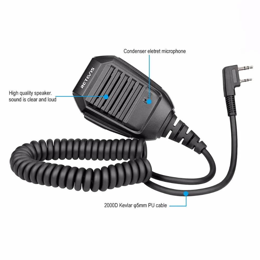 Дистанционный микрофон для Kenwood Retevis H777 RT22 RT24 RT3 Baofeng | Мобильные телефоны и
