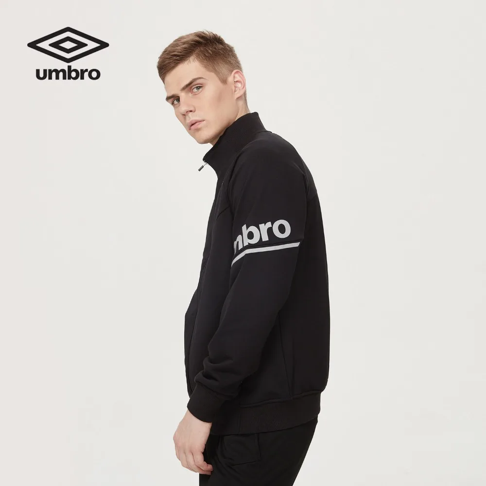 Umbro Для мужчин осенняя куртка воротник свитера универсальные Длинные рукава кардиган спортивной Для мужчин s Фитнес бег куртки UO174AP2437