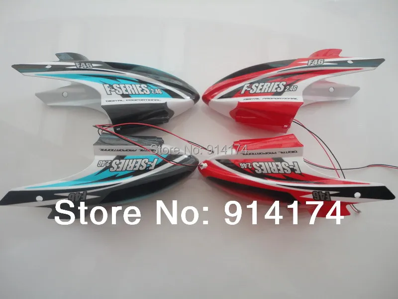 YUKALA F46 F646 2 4G 4 канала RC вертолет запасные части наборы Навес/крышка головки шт./лот
