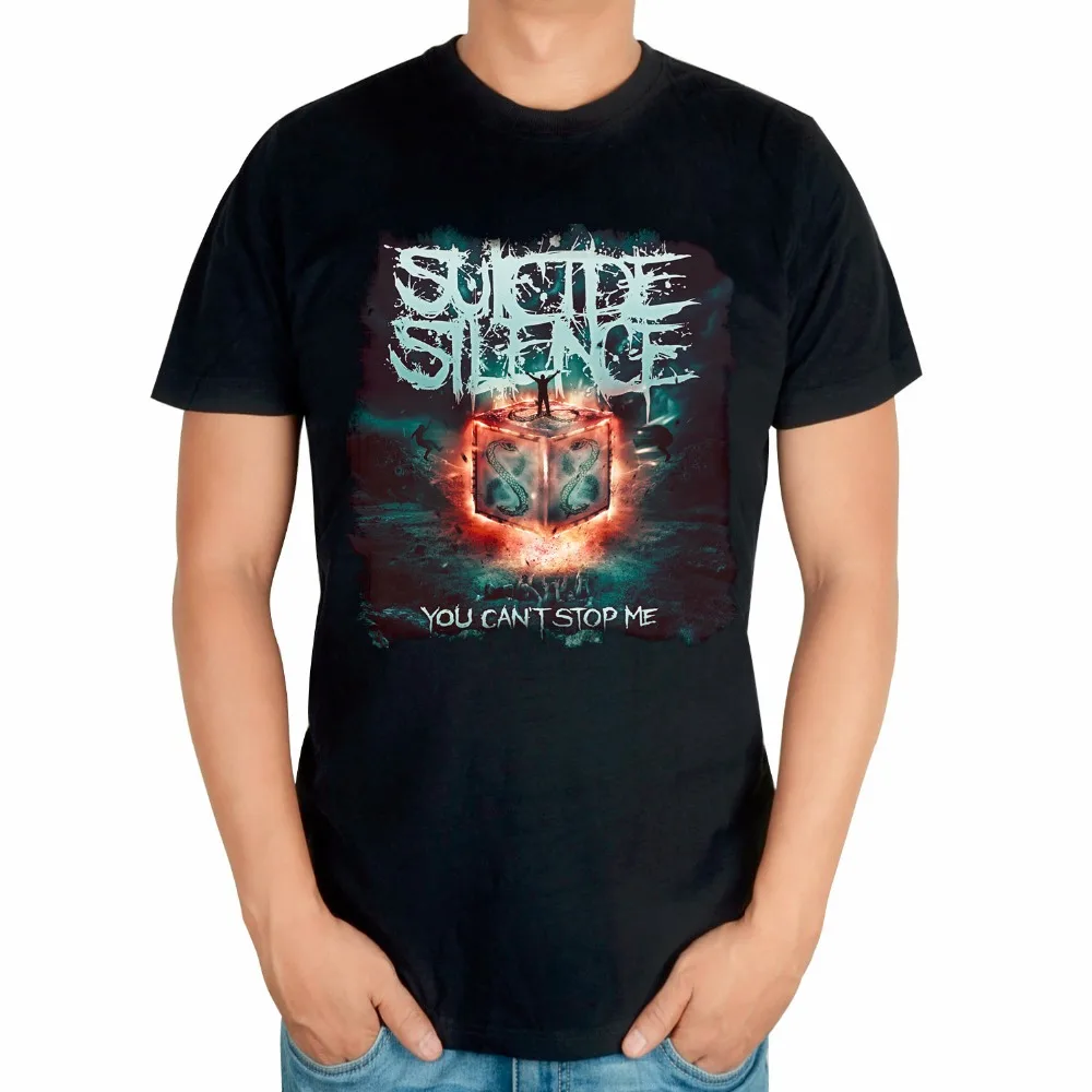

Suicide Silence Punk Rock Black T shirt 3D print mma fitness 100%Cotton Heavy Metal XXXL men women rocker hip hop skateboard