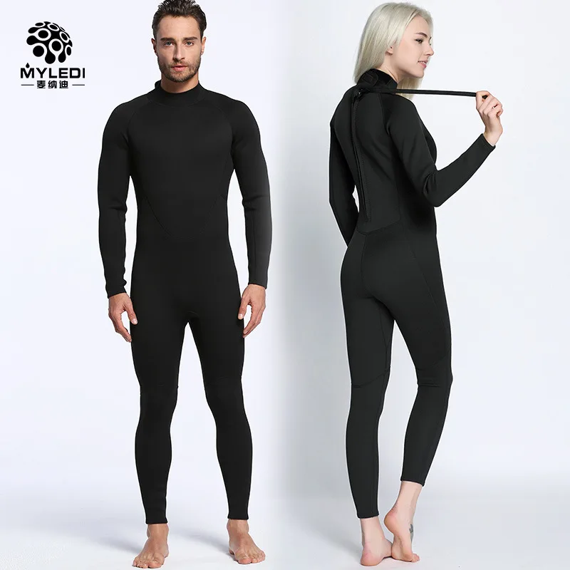 Любители мм 2 черный гидрокостюм сиамские surf одежда холодной Открытый Пляж
