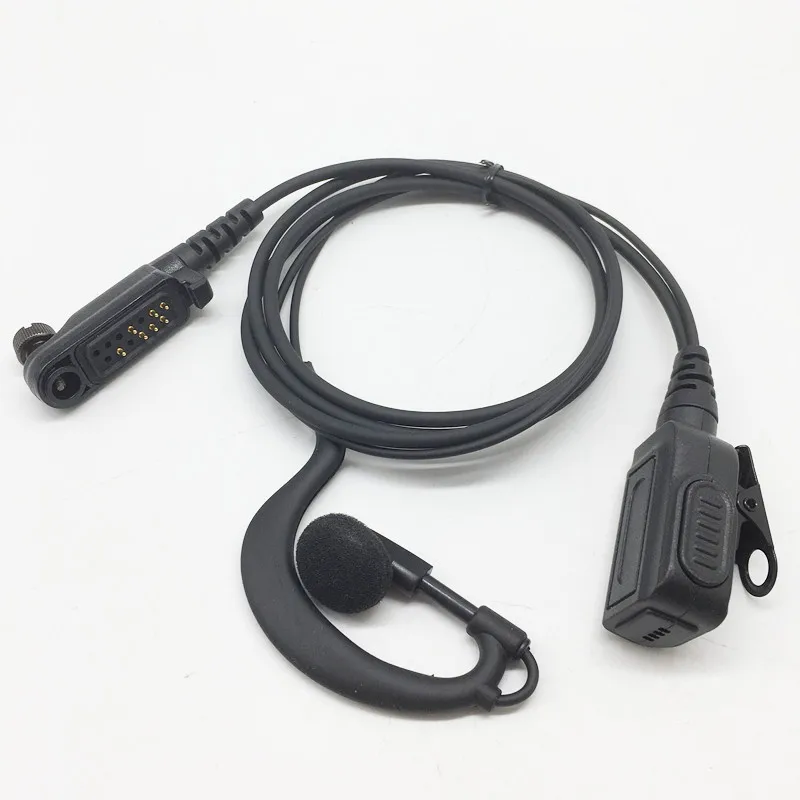 Honghuismart наушники ушные крючки с большим PTT для Hytera X1P X1E PD680 PD660 PD600 walkie talkie|walkie