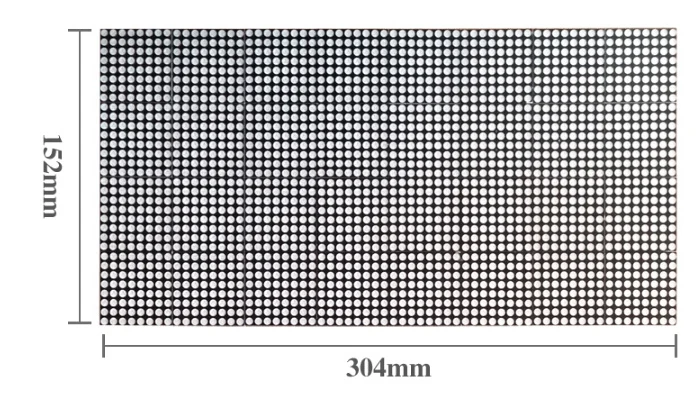 10 шт./партия светодиодная матричная панель TEEHO 38 х38 мм 304x152 мм|led matrix|dot matrixmatrix led |