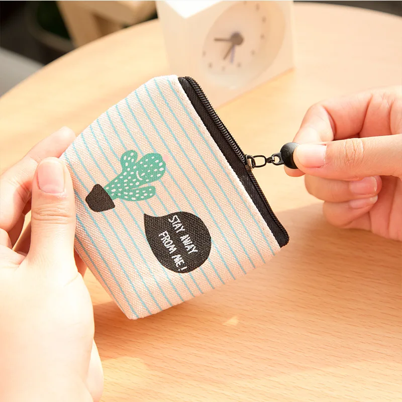 Kawaii качество мини маленький брелок с подвеской кактус Подарочный мешок для монет