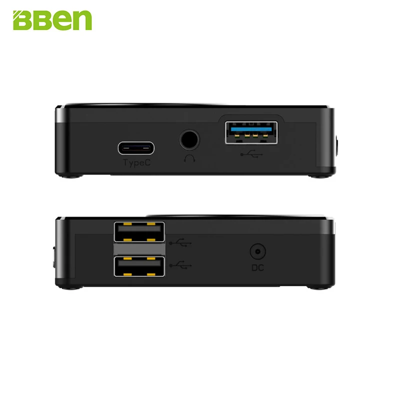 Bben Intel Stick Mini PC Windows 10 Celeron N3450 Quad core 4 ГБ Оперативная память 32 Встроенная опция SSD