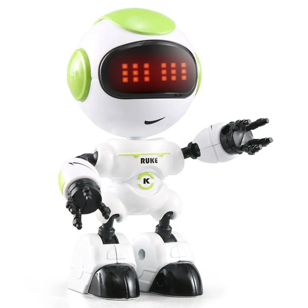 JJR/C R8 сенсорный светодиодный глаз RC робот умный голос DIY жесты тела модель игрушки для ребенка подарок