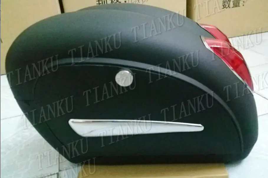 Жесткое седло для мотоцикла сумки багажника багажные огни Honda Yamaha Suzuki Kawasaki
