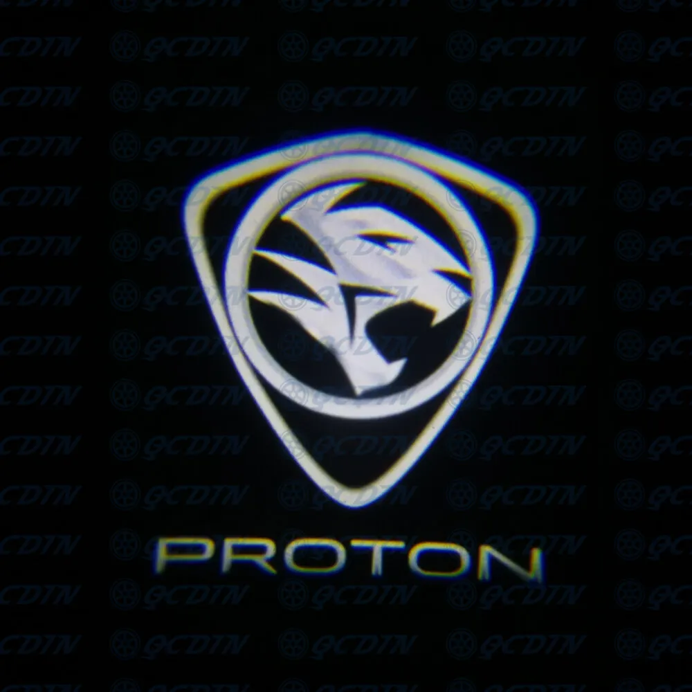 QCDIN для PROTON X70 Автомобильный светодиодный дверной светильник логотип теневой