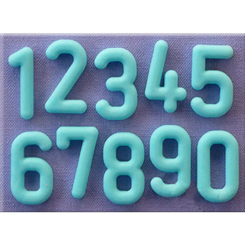Negative Numbers Силиконовые формы буквы цифры и алфавит трафарет для торта Форма для шоколадного фондана украшения торта Кухня банковской аксессуары инструменты - Цвет: Negative Numbers