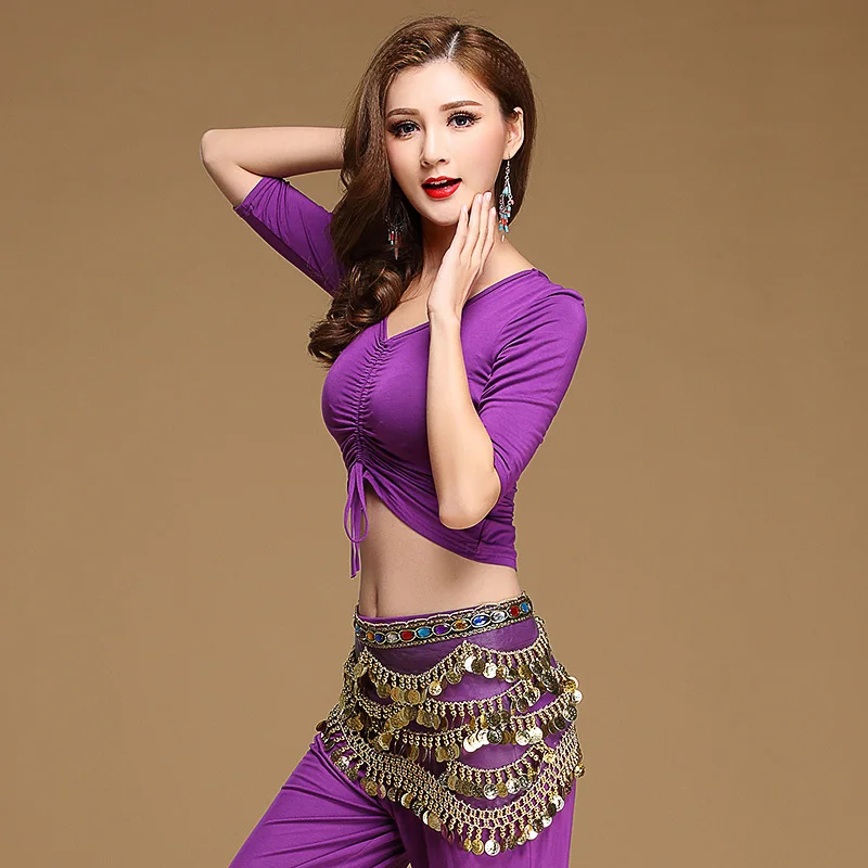 Женский костюм для танца живота из 3 предметов откровенный танцевальный