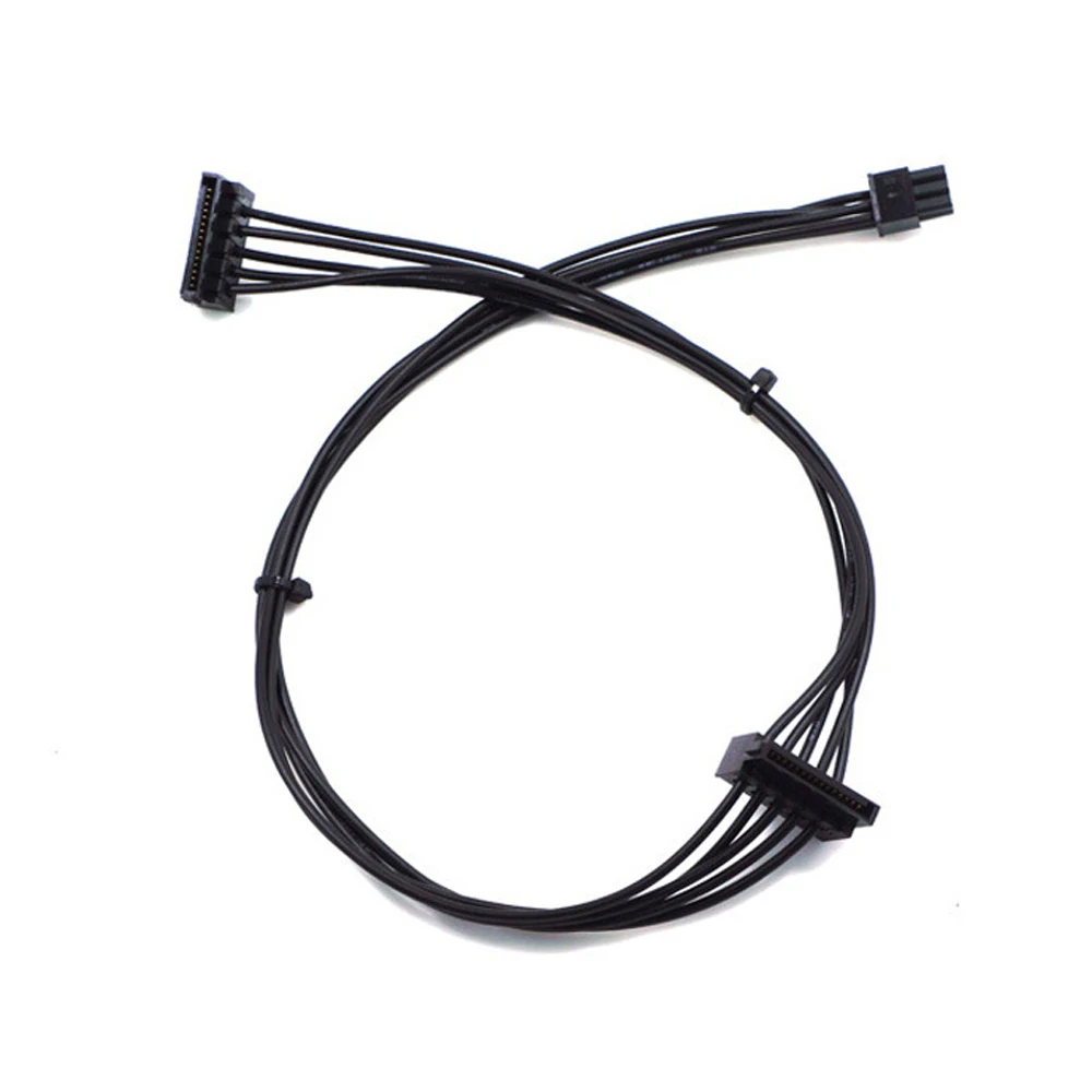 

18AWG Mini 6Pin to 15Pin connector SATA Power Supply Cable for Dell 3250 3268 3650 3653 3660 3667 3668