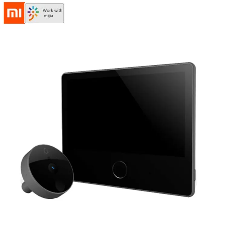 Дверной звонок Xiaomi Mijia Luke умный дверной кошачий глаз Молодежная версия серый