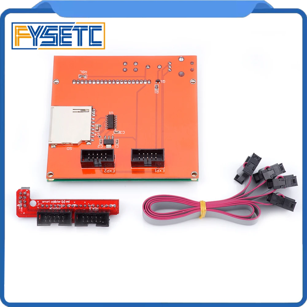 12864 ЖК пандусы Smart Parts Ramps 1 4 контроль ler панель управления LCD Дисплей Монитор синий