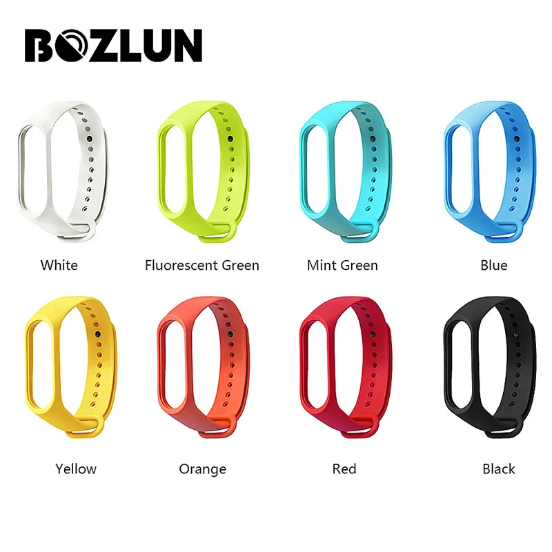 BOZLUN Smart Accessories Sport Strap For Xiaomi Mi Band 3 Wristband Original Silicone Bracelet band | Электроника