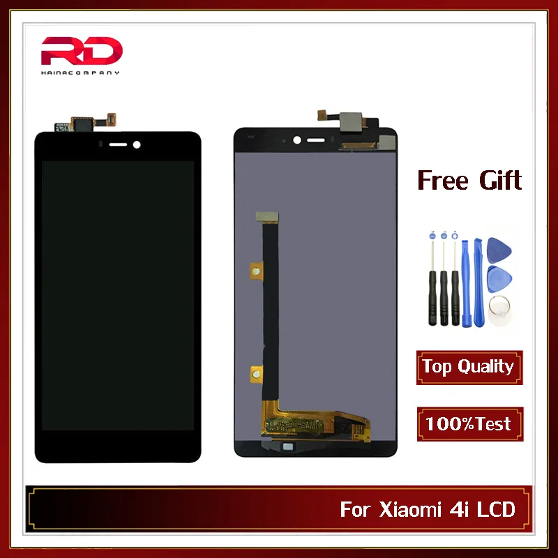 Оригинальный дисплей для XIAOMI Mi4i LCD Mi 4I сенсорный экран с рамкой дигитайзер сборка