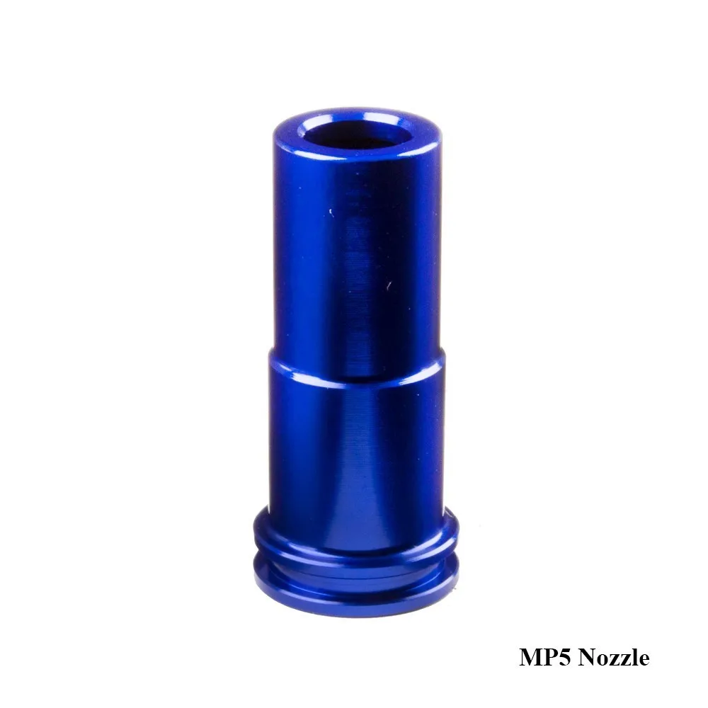 MP5 Nozzle SHS алюминий M4 G36 M14 AK MP5 шрам одиночное двойное уплотнительное кольцо воздуха супер уплотнение сопла страйкбол AEG Пейнтбол армии Охотничьи аксессуары - Цвет: MP5 Nozzle