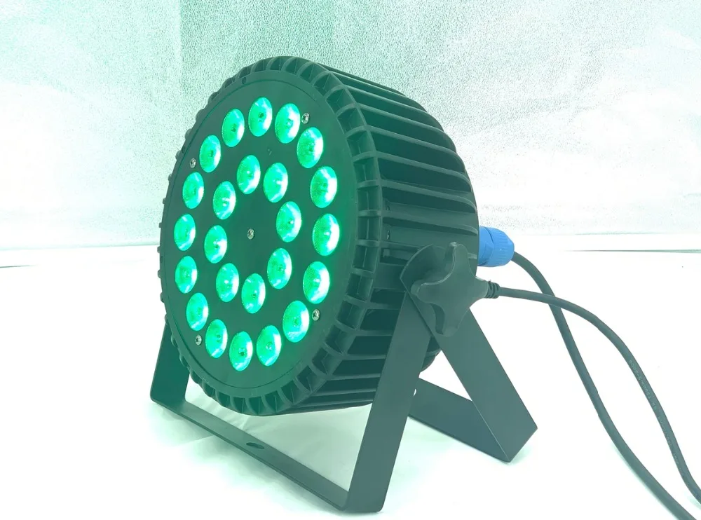 10X LED Par свет с flightcase 24x18W RGBWA UV 6in1 диско сценическое освещение для профессиональных