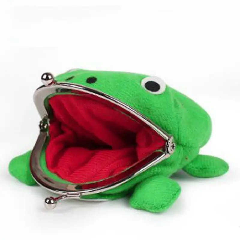Сумка для хранения денег Pokemon Bolsa Naruto Frog Аниме Кошелек монет Покемон Плюшевая