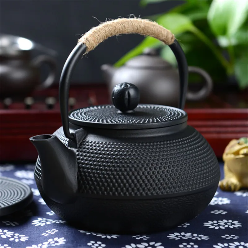 Japan Teapot Southern Cast Iron Kettle 900ml Large Capacity Old Pot Shells Japanese Tea Pots Health Boiler Scale | Дом и сад