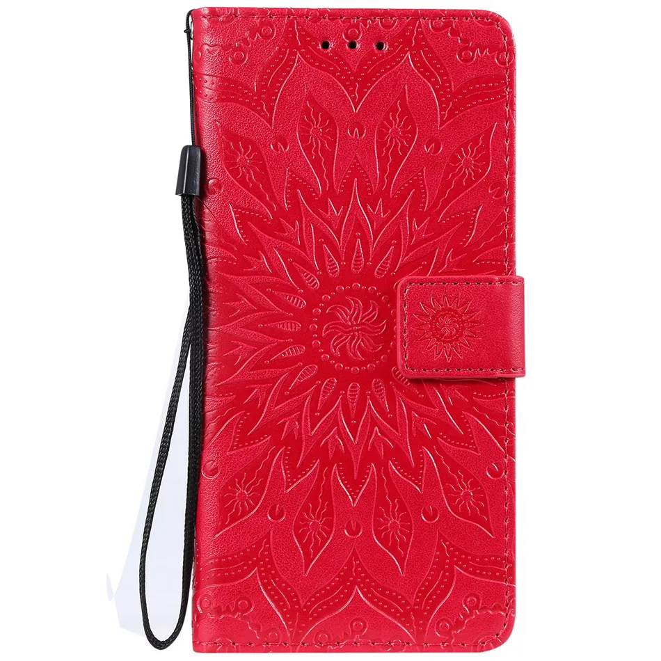 Чехол кожаный чехол для Xiaomi mi 5 6 5X7 8 A2 Lite F1 Играть Red mi Note 4 4X 5A 7 5 6 iPad Pro 9 9SE Go бумажник чехол книжка кожаный Капа для D06F - Цвет: Red