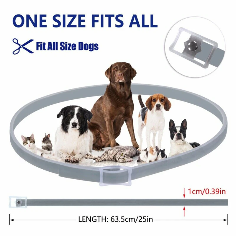 

Deworming Anti-insect Cat Dog Collar Anti Flea Mosquitoes Ticks Waterproof Cat Flea Collar Dog Accessories Pet Heal Caring Tool
