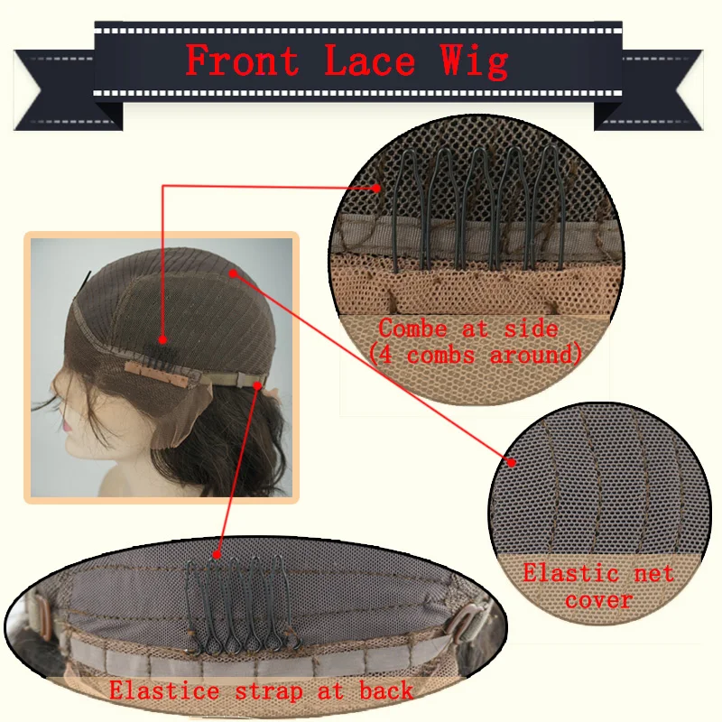 7А Вода Курчавый Бразильский Виргинский Волос Полный Парик Шнурка 8-26 Дюймов