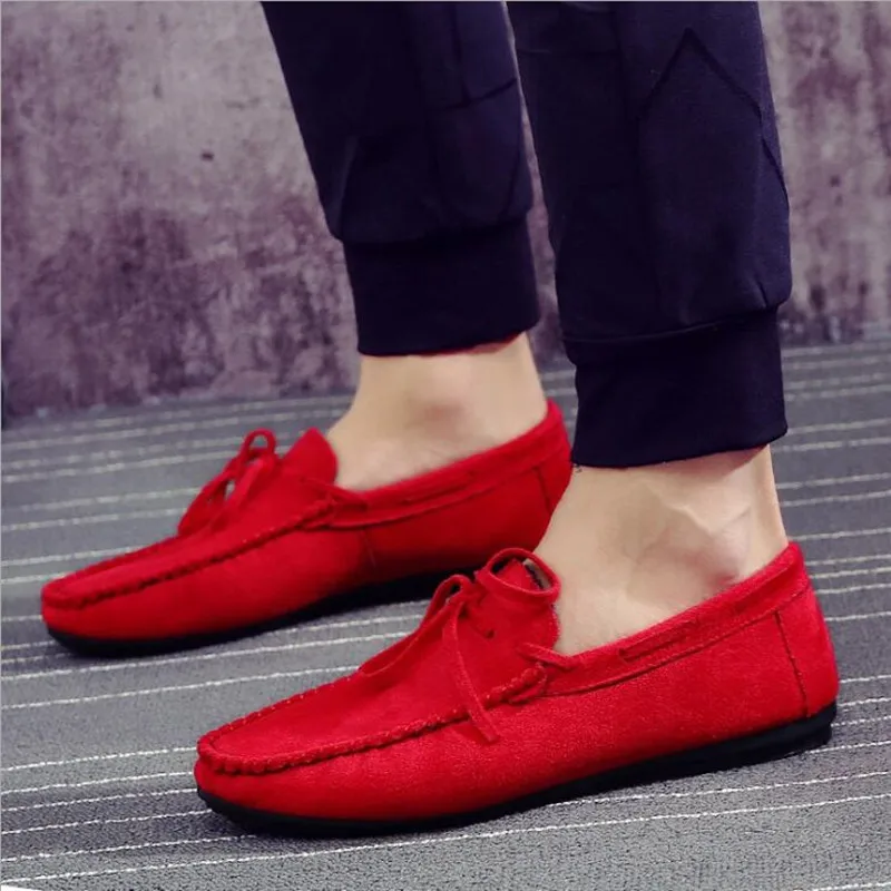 

Spring Men Casual Shoes Fashion Peas Driving Male Shoes Adult Lazy Men Sneakers Slip on Flat Man Walking Footwear Big Size