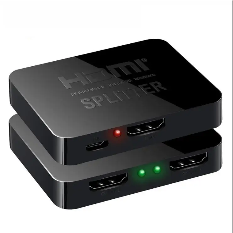 HDMI сплиттер 4K 1X2 видео переключатель Full HD 1080p 1 в 2 выход усилитель двойной дисплей