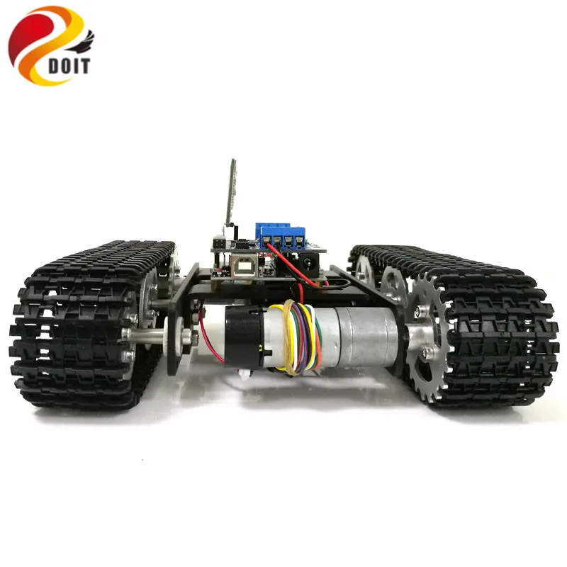 Управление Bluetooth металлический робот RC Танк шасси автомобиля гусеничный