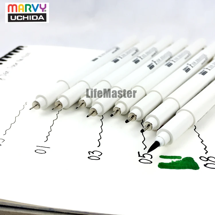 Черная водостойкая ручка для рисования 0 03 мм/0 05 1 3/0 5/0 8/1 мм|pen insert|pen traypen drive micro sd |