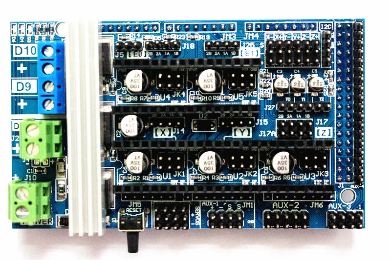 Ramps 1 6 комплект для Mega 2560 R3 шт. RAMPS контроллер 5 DRV8825 модуль шагового драйвера lcd 12864