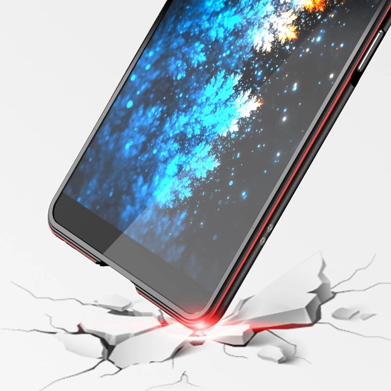 Роскошный брендовый Алюминиевый металлический бампер для Smartisan Nut Pro 2 S, металлические Чехлы в форме колонки, рамка для Smartisan Nut Pro2S