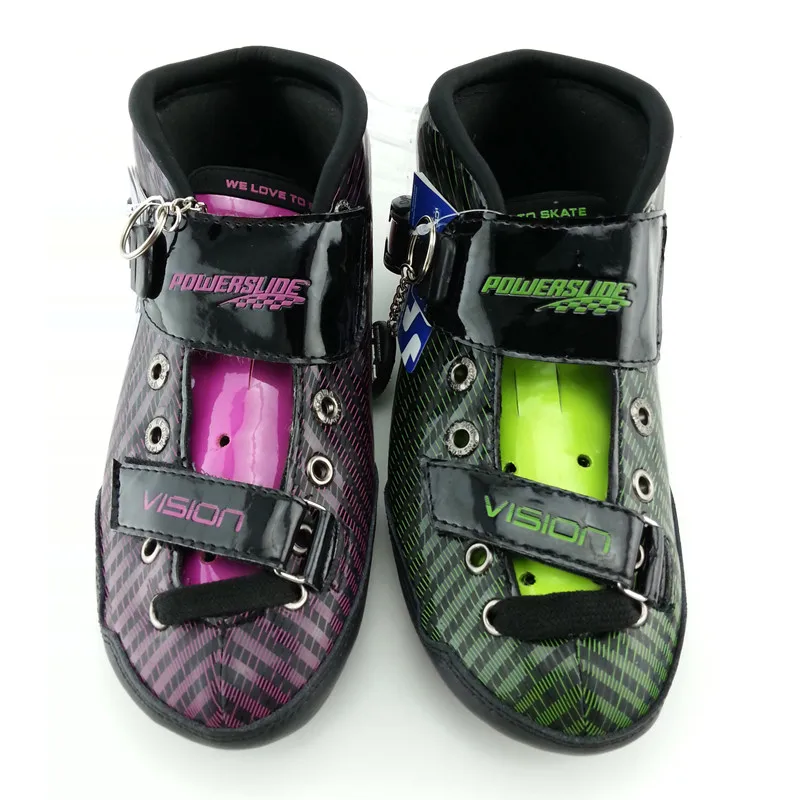 PS видения зеленый Цвет роликовых коньках обувь профессиональные взрослый