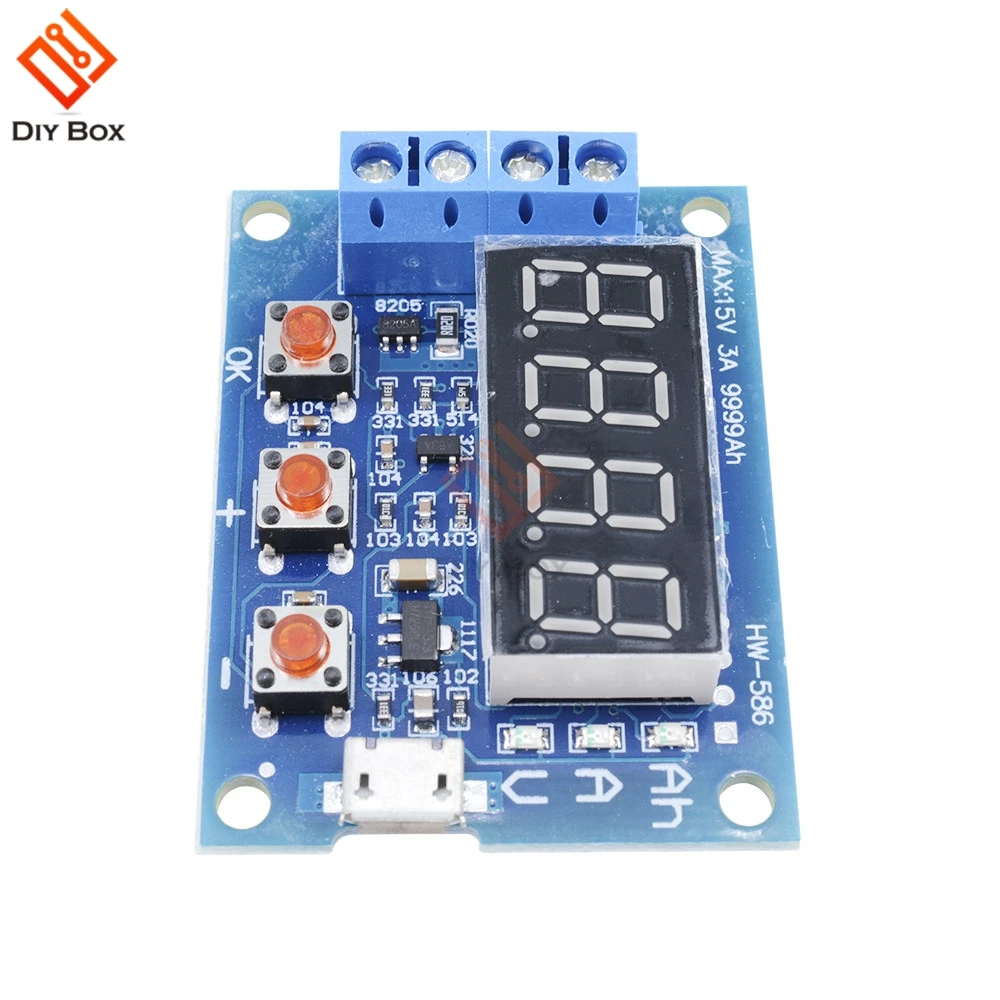 1 2 V 12V 18650 HW 586 литий ионный Батарея Ёмкость тестер + сопротивления свинцово