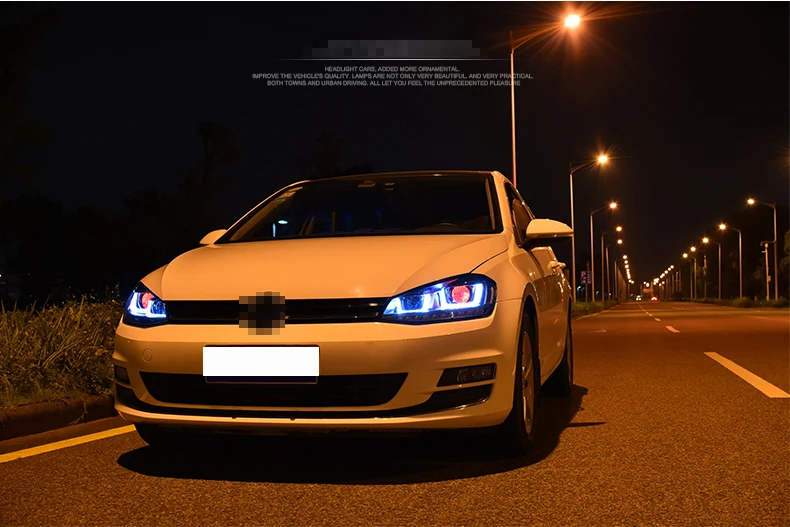 Для VOLKSWAGEN для гольфа 7 светодио дный сборки фар 2013- год