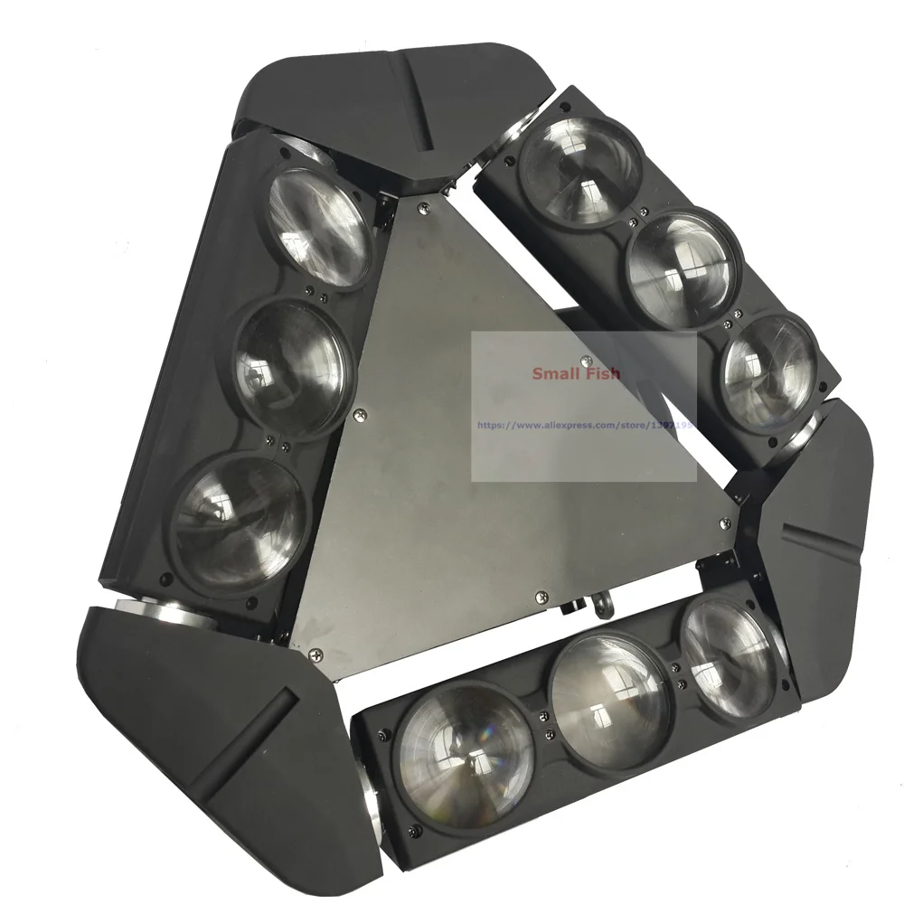 1 шт./партия движущиеся головные огни Светодиодный паук 9X10 Вт RGBW 4в1 CREE светодиодный s движущийся головной Луч света хорошее качество быстрая