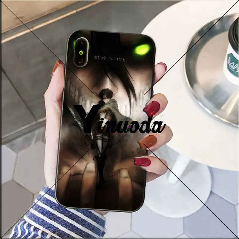 Yinuoda аниме японская атака на Титанов клиент высокое качество чехол для телефона