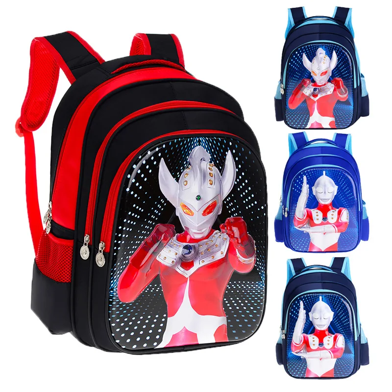 

Мультяшный супергерой 3D Ultraman Taro Zoffy для мальчиков и девочек, детская школьная сумка для детского сада, школьная Сумка подростковая для детей...
