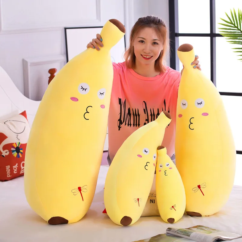 Плюшевая подушка банан желтый мультфильм каваи скандинавские игрушки Kawaii мягкая