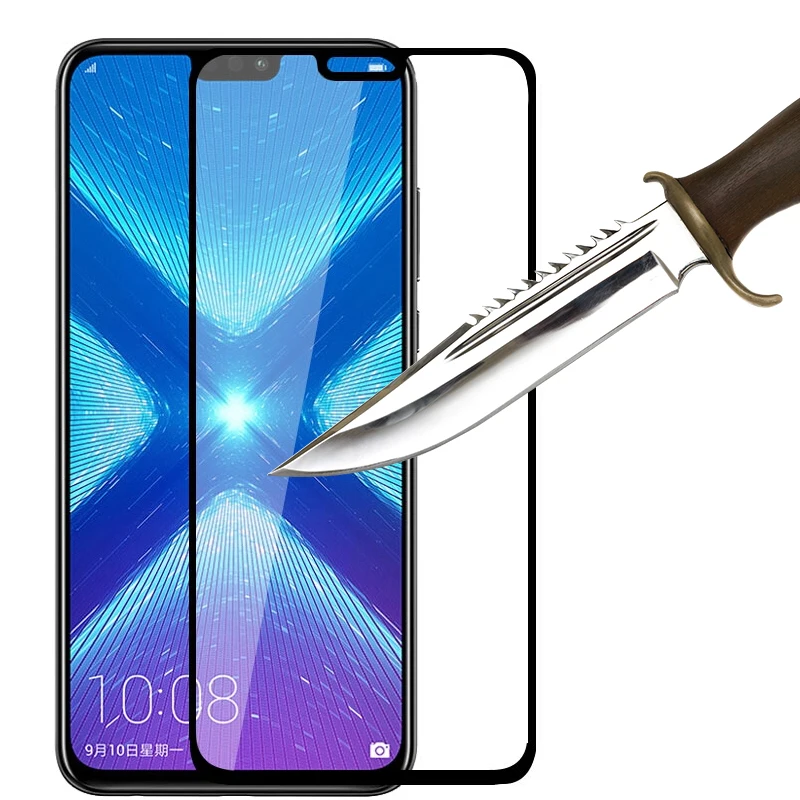 Закаленное стекло для huawei honor 9x Защита экрана 8x max 7x6x8 7 6 9 x твердость полное