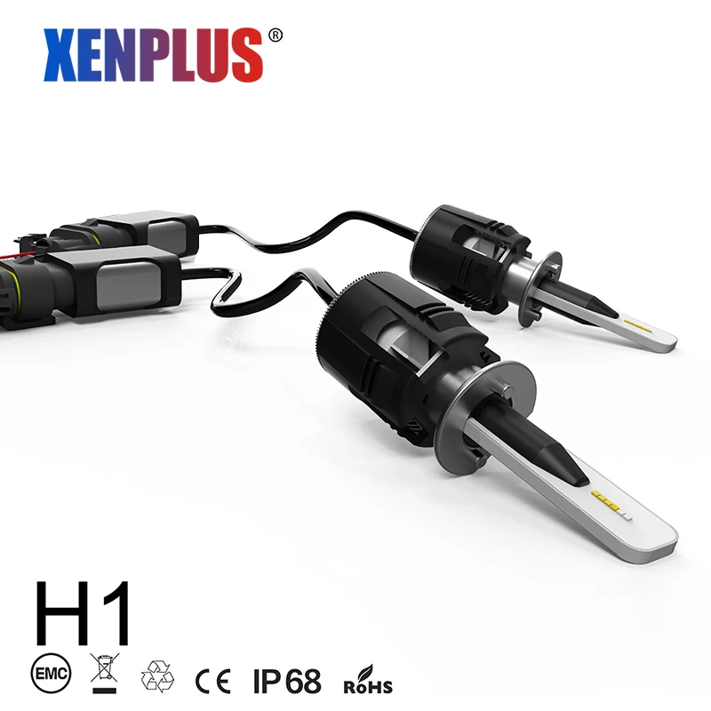 Xenplus Mini H1 LED H3 H7 H8 H11 HB3 HB4 9004 H13 9007 H4 Автомобильная Лампа 6000K 7200LM 48W 12V CSP чип фара